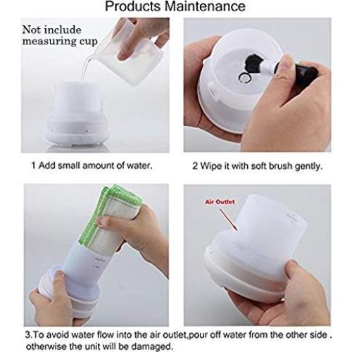 Difusor de Aceite Esencial URPOWER 2da Generación 100ml Blanco