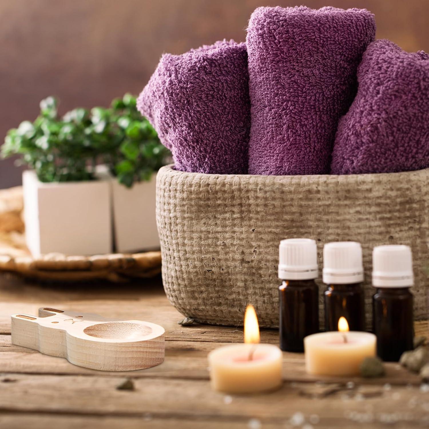 Difusor de Aceite Esencial SAMIQU - 4 Piezas Madera de Haya