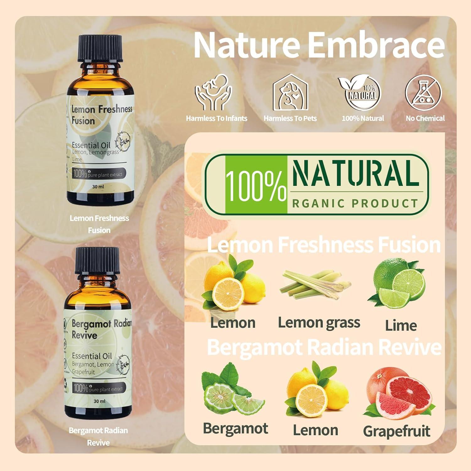 Difusor de Aceite Sin Agua WECONA WCN-007 30ml 2 Aromas