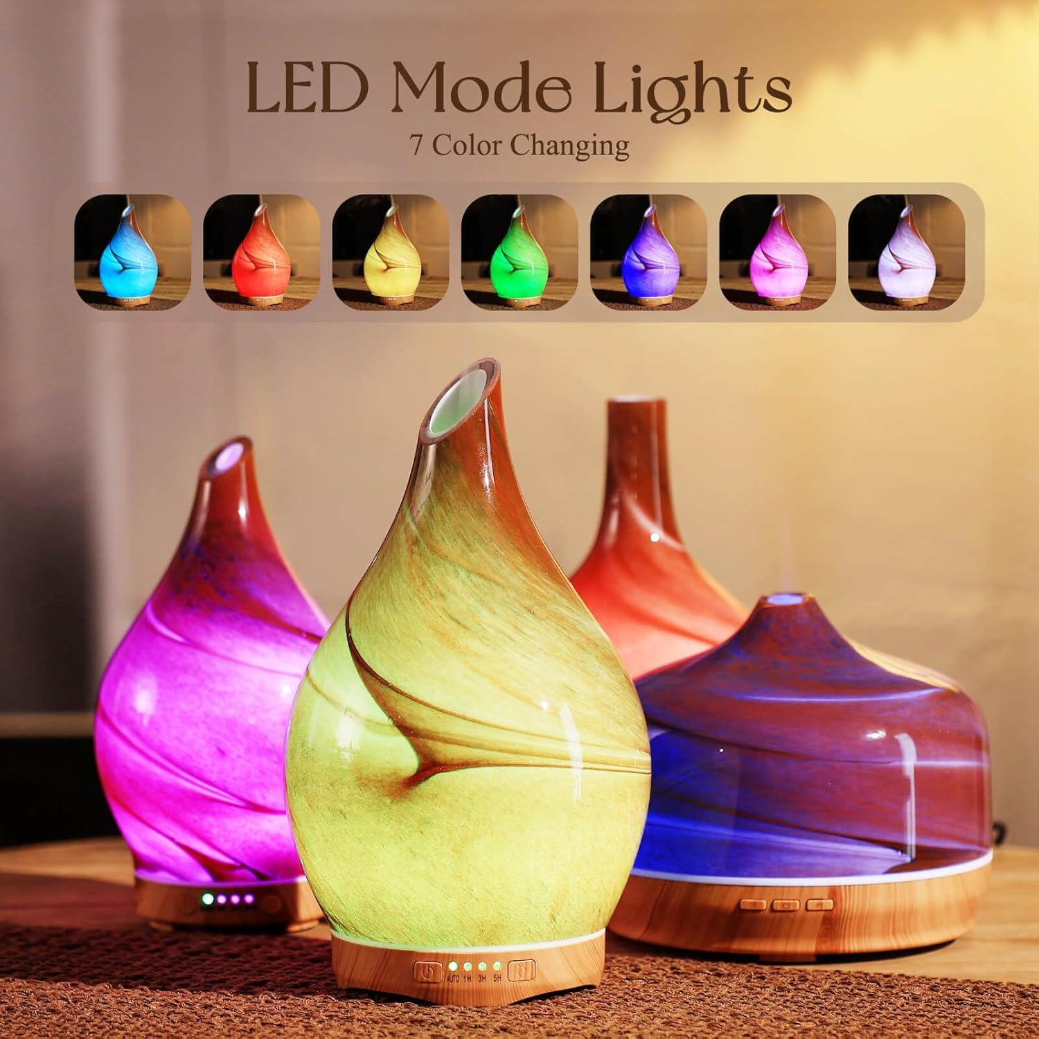 Difusor de Aceite Esencial Porseme 280ml Vidrio Aromaterapia