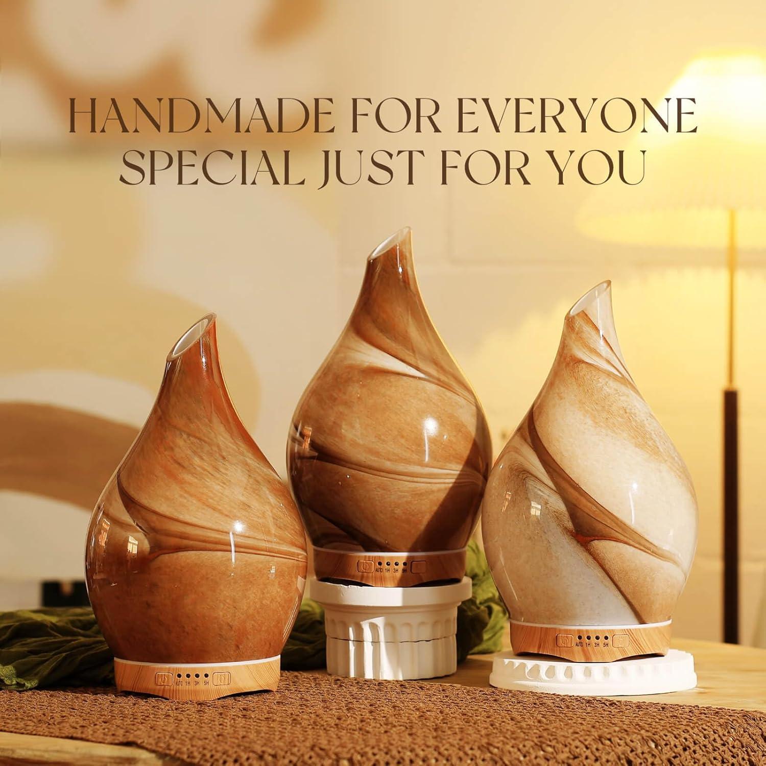 Difusor de Aceite Esencial Porseme 280ml Vidrio Aromaterapia