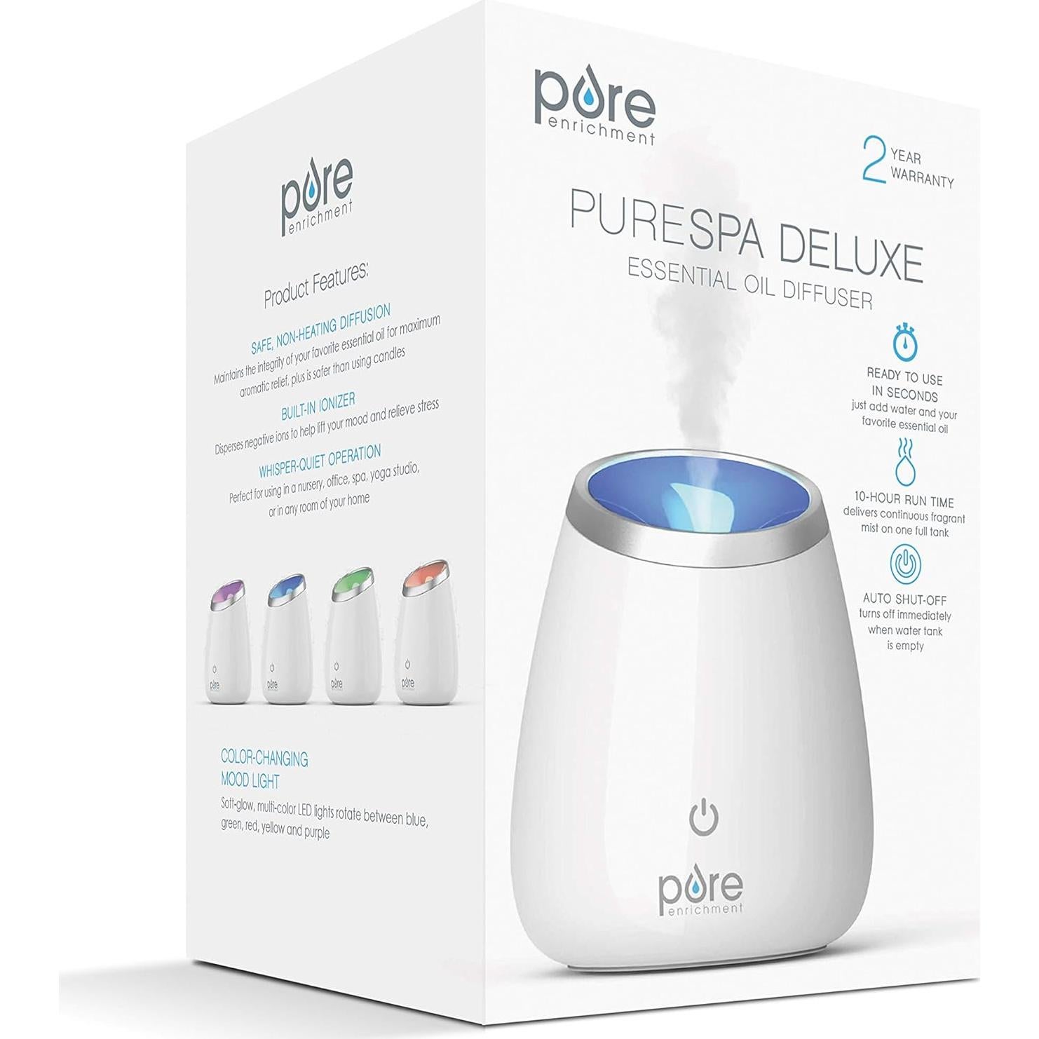 Difusor de Aceite Aromaterapia Ultrasonico Pure Enrichment 120ml