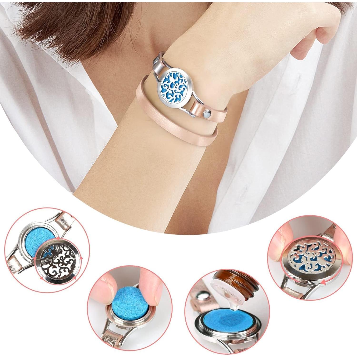 Set de Pulsera Difusora SOMORA con Aceites Esenciales 10ml