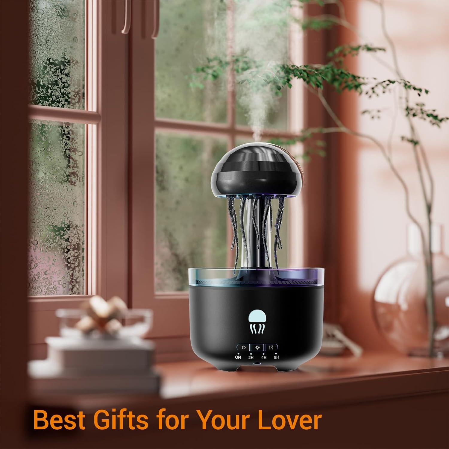 Difusor de Aceite Esencial DFPEB 300ML con Control Remoto y Luz LED