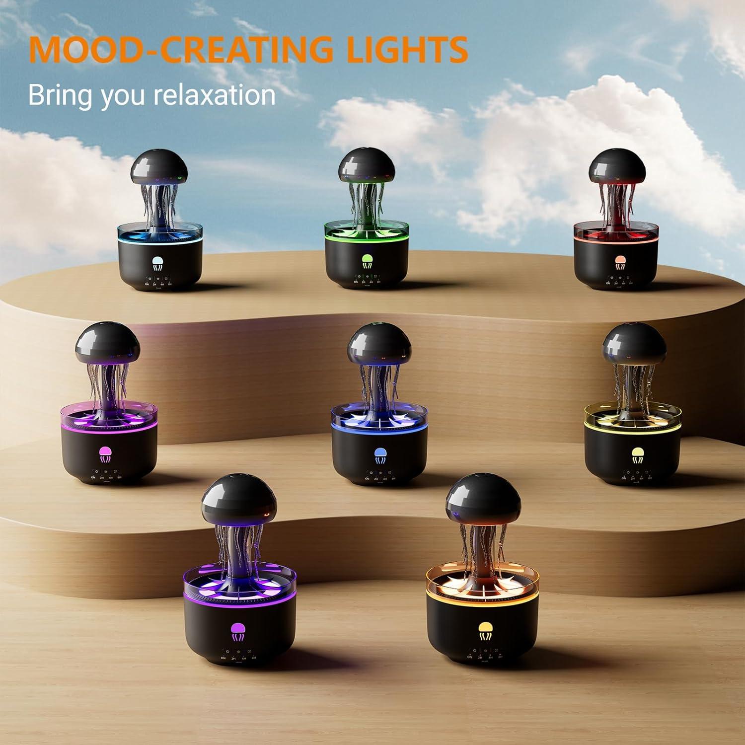 Difusor de Aceite Esencial DFPEB 300ML con Control Remoto y Luz LED