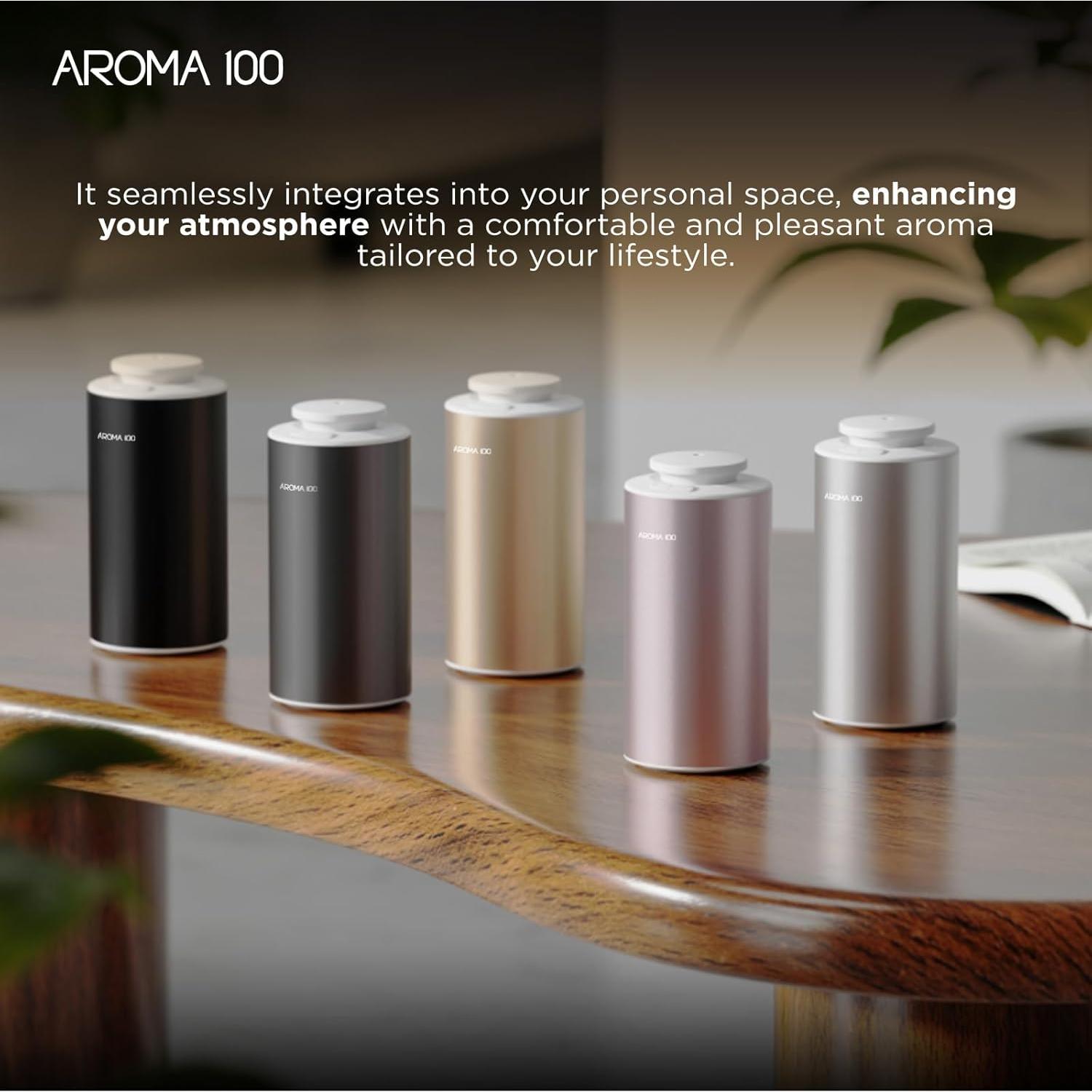 Difusor de Aceite Esencial Sin Agua aroma100 Gris 20ml