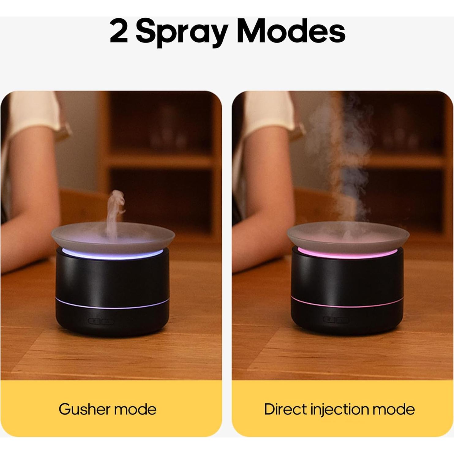 Difusor de Aceite Esencial Rican 200ml con Luz Nocturna 7 Colores