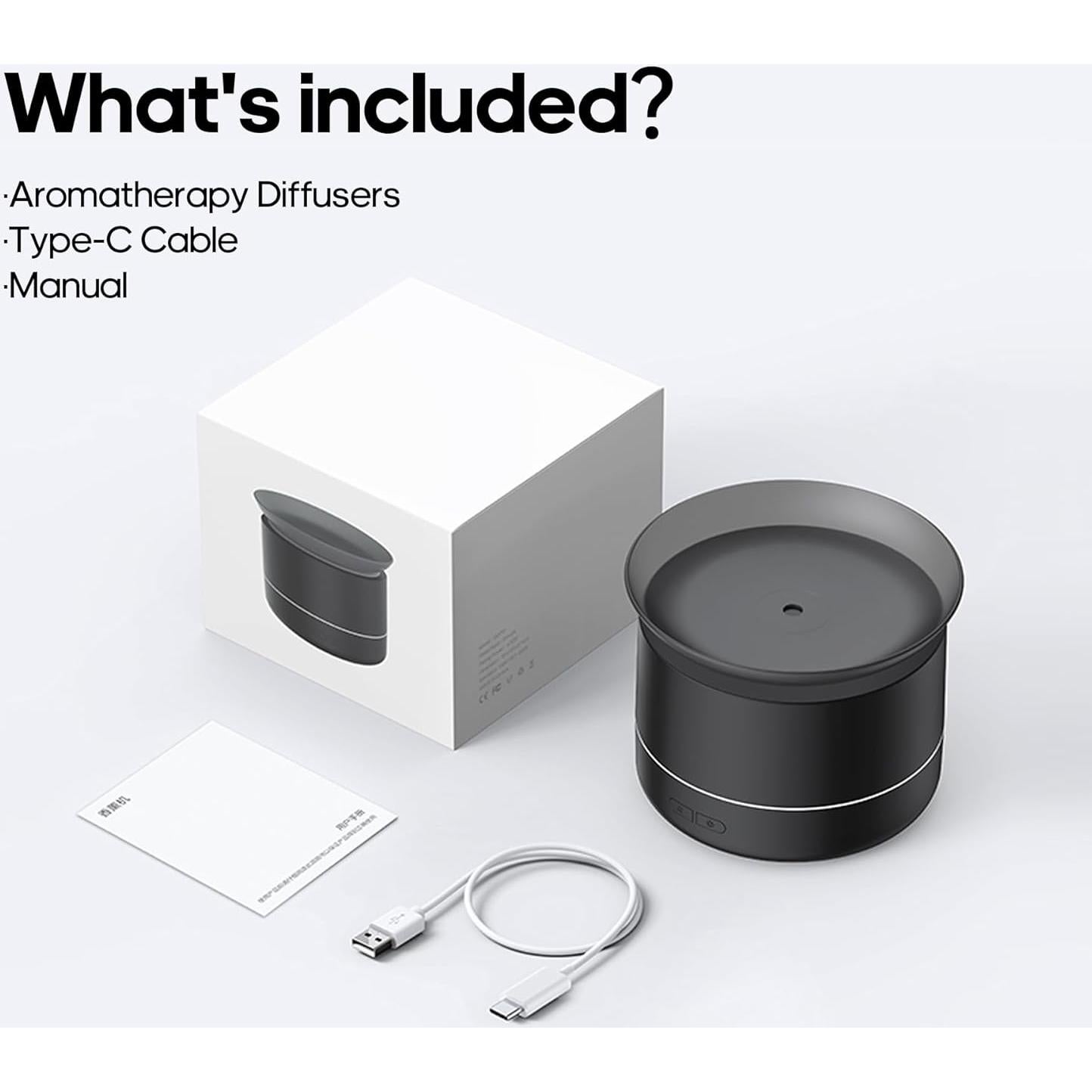 Difusor de Aceite Esencial Rican 200ml con Luz Nocturna 7 Colores