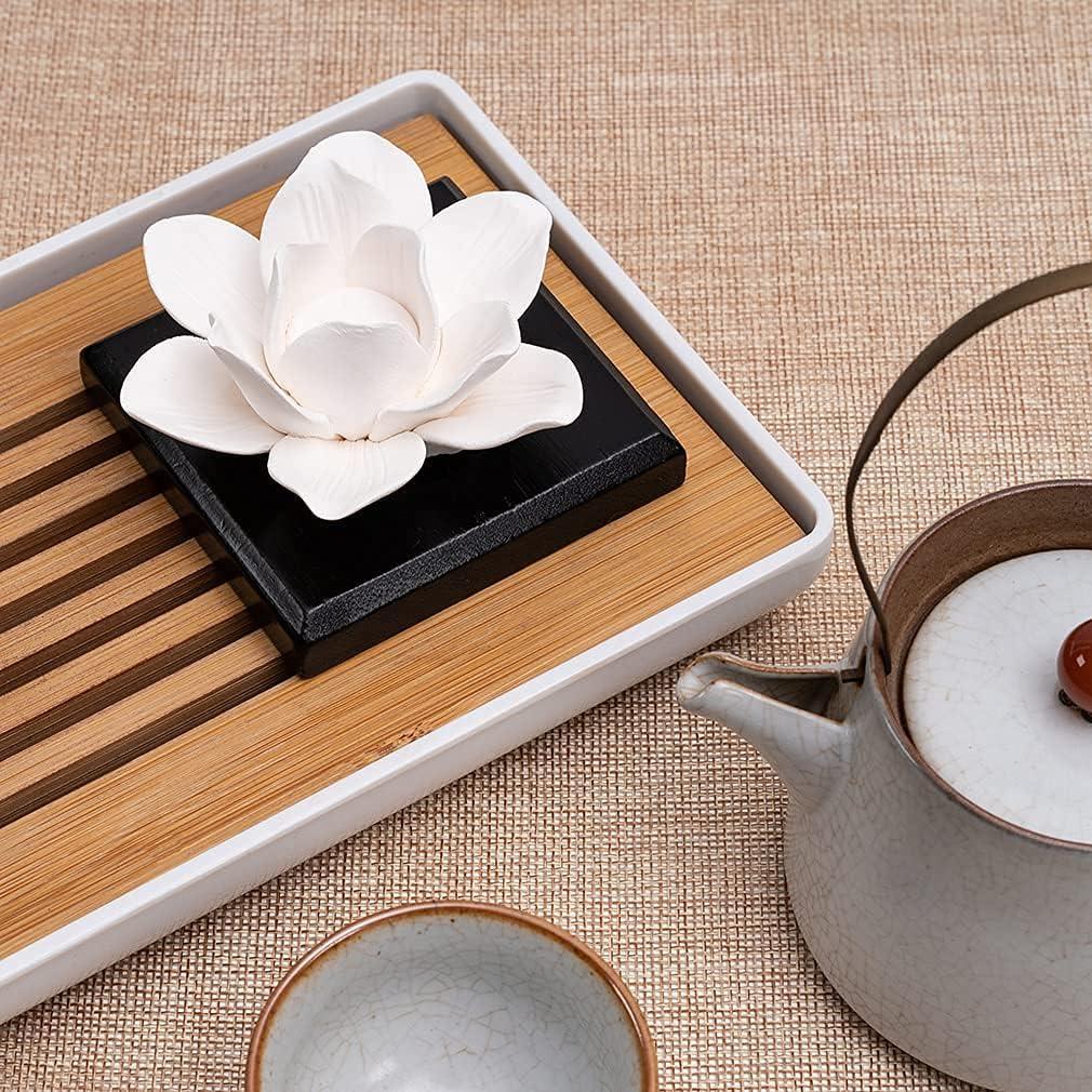 Difusor de Aceite Esencial de Yeso MOLIMAO Loto 20x20x13cm