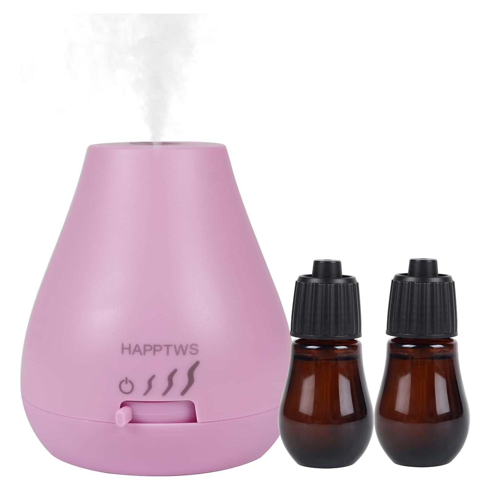 Difusor de Aceite Esencial HAPPTWS U20 Rosa Sin Agua 10h