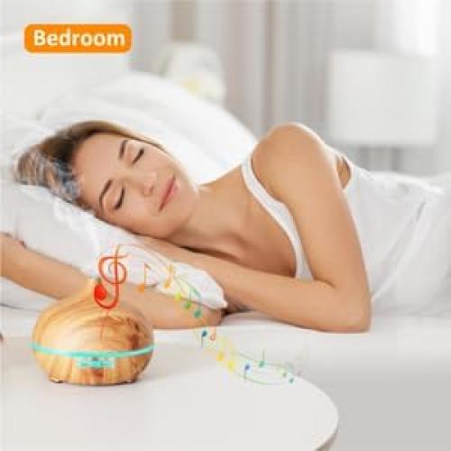 Difusor de Aceite Esencial Ogdni 400ml con Altavoz Bluetooth