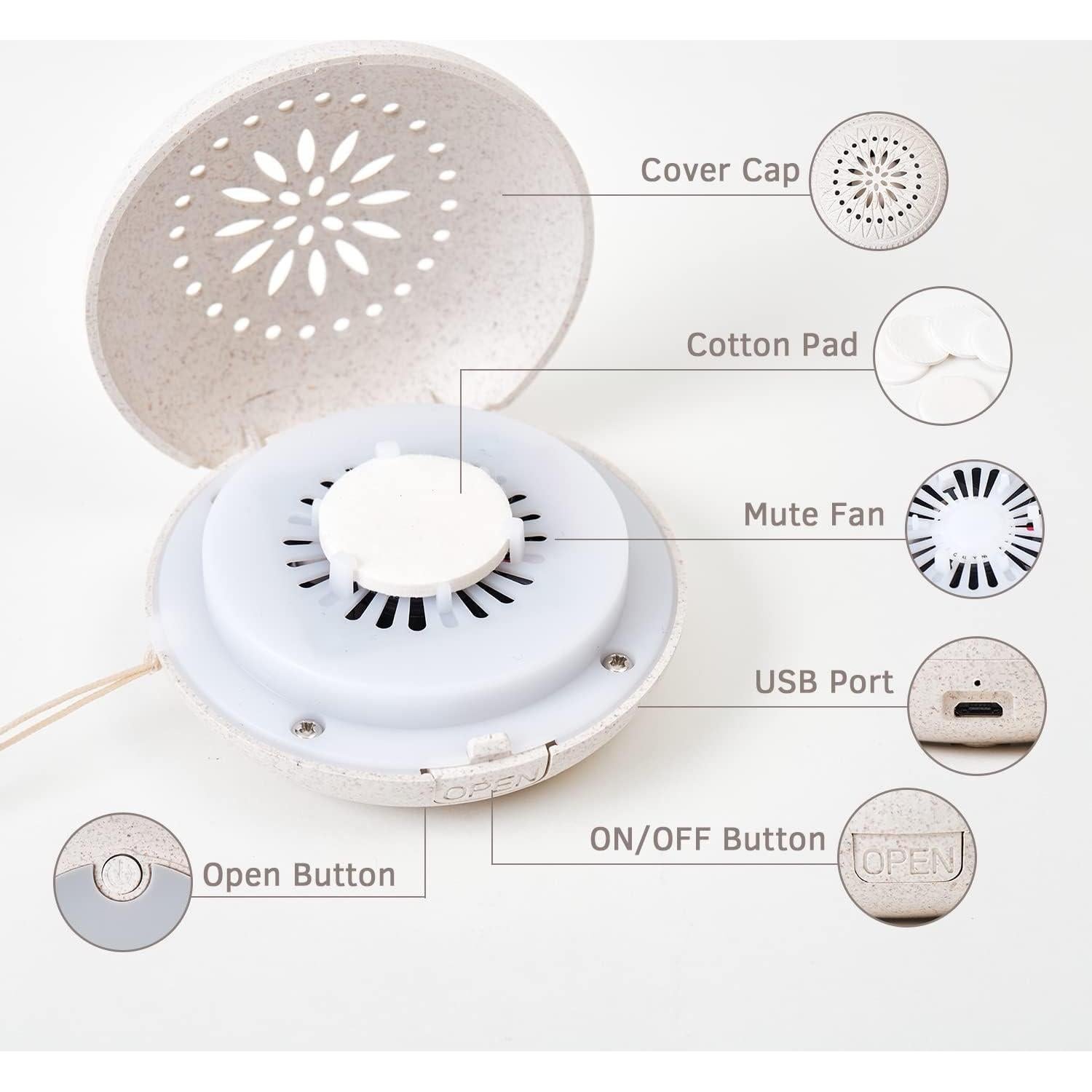 Difusor Mini Portátil Aroma Promise - Inalámbrico, 100ml