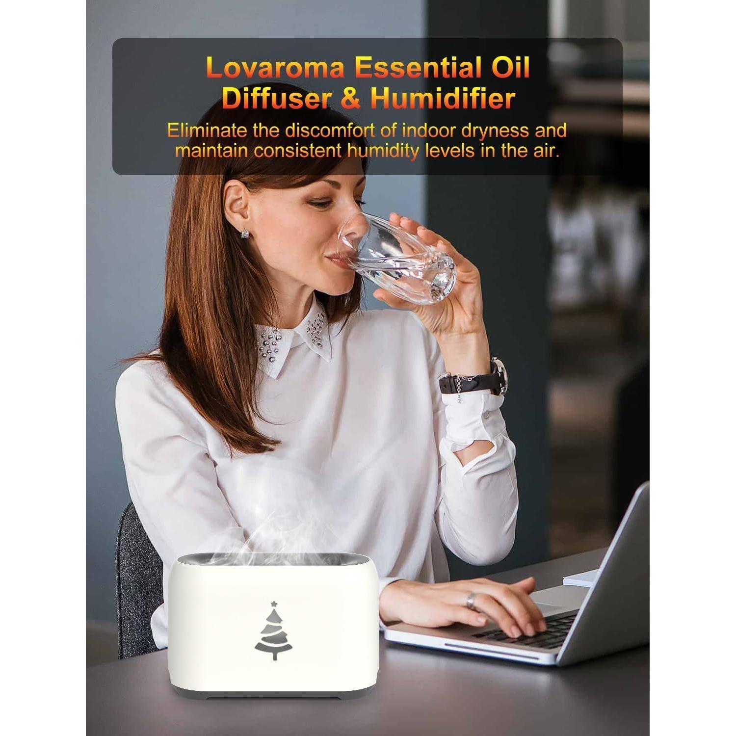 Difusor de Aceites Esenciales Lovaroma H1 200ml Control Remoto