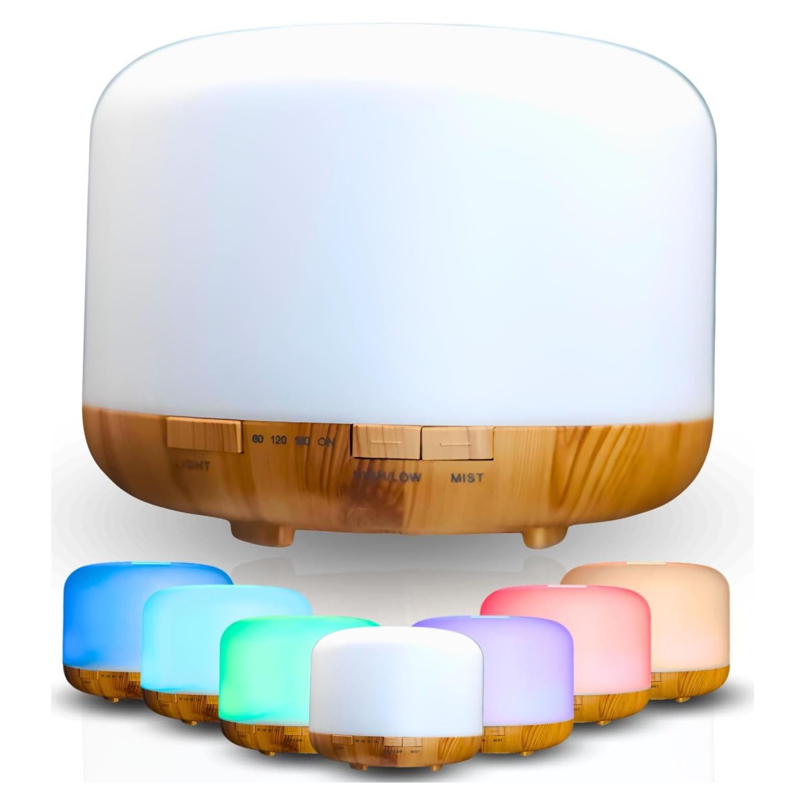 Difusor de Aceite Esencial Mystic Romance 500ml Madera Clara