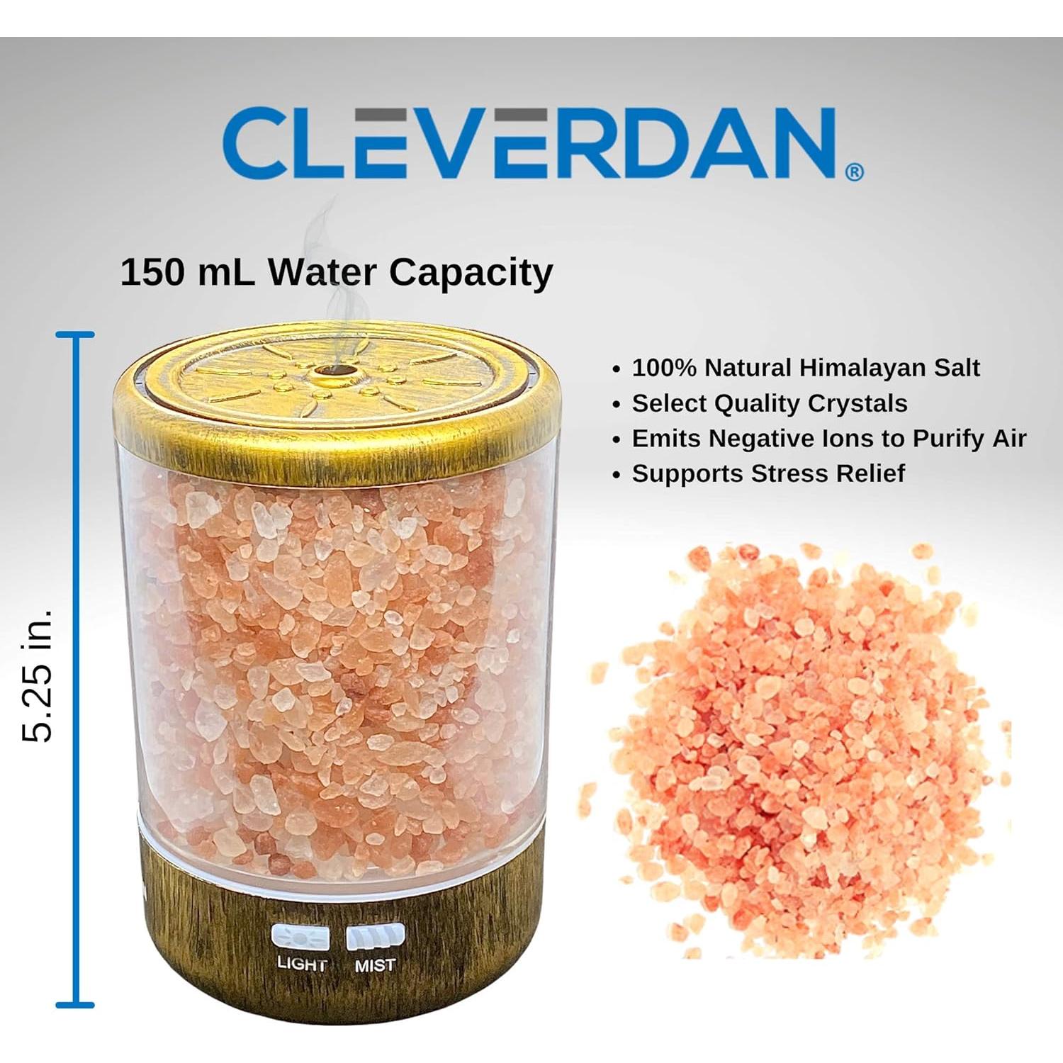 Difusor de Aceite Esencial Cleverdan Bronce 150ml 3-en-1