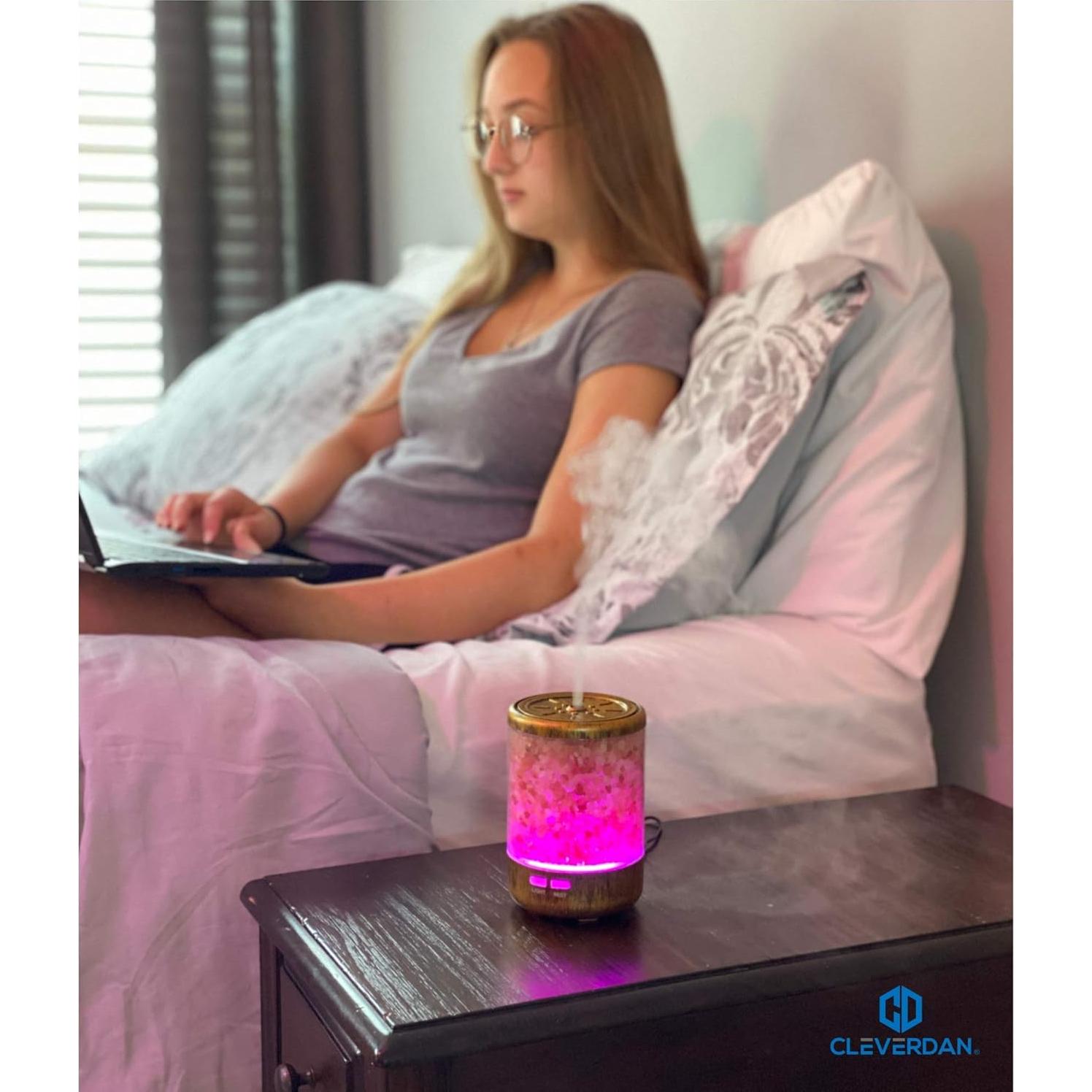 Difusor de Aceite Esencial Cleverdan Bronce 150ml 3-en-1