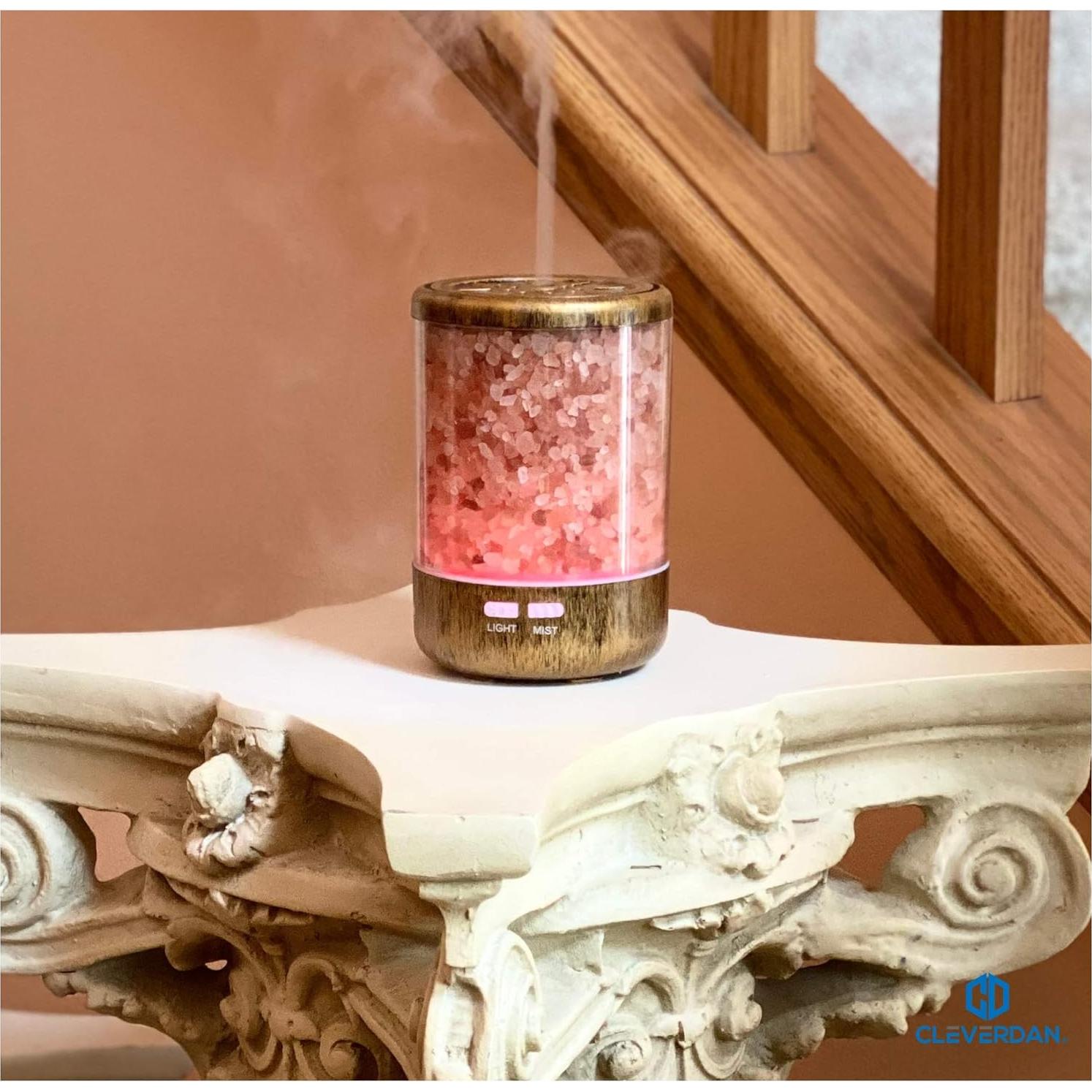 Difusor de Aceite Esencial Cleverdan Bronce 150ml 3-en-1