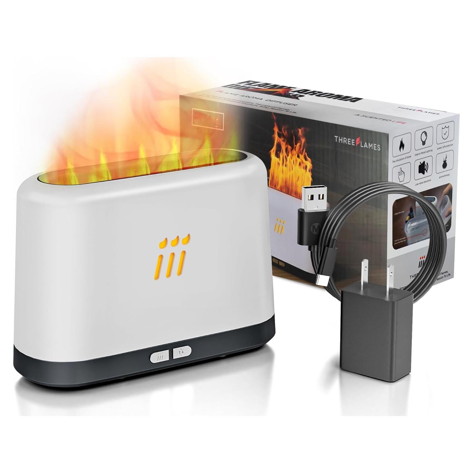 Difusor de Aroma Ultrasónico VAGITTO 180ml Niebla Fría Blanco