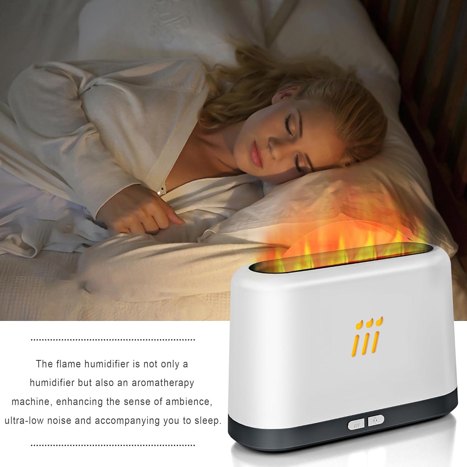 Difusor de Aroma Ultrasónico VAGITTO 180ml Niebla Fría Blanco