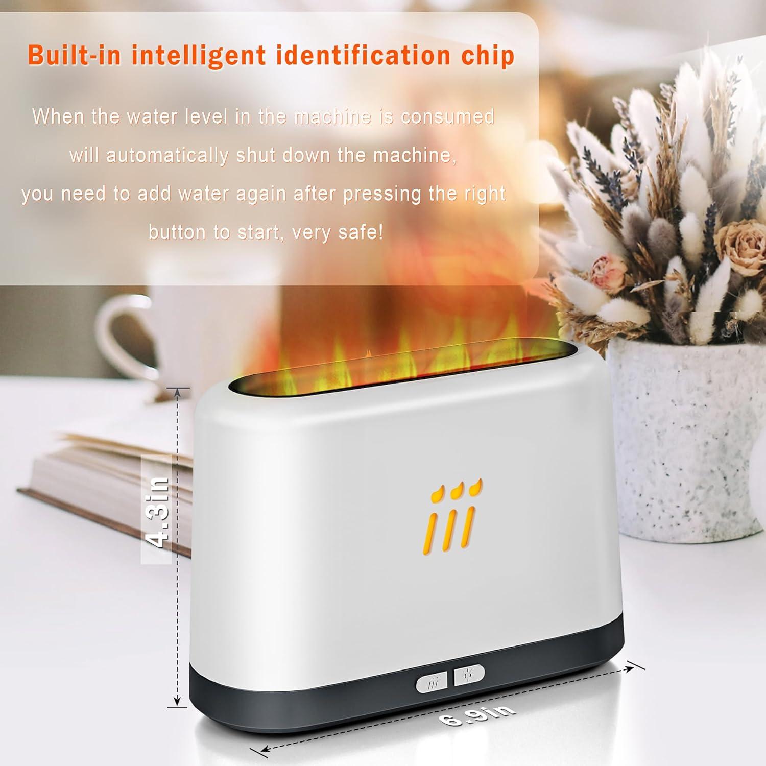 Difusor de Aroma Ultrasónico VAGITTO 180ml Niebla Fría Blanco