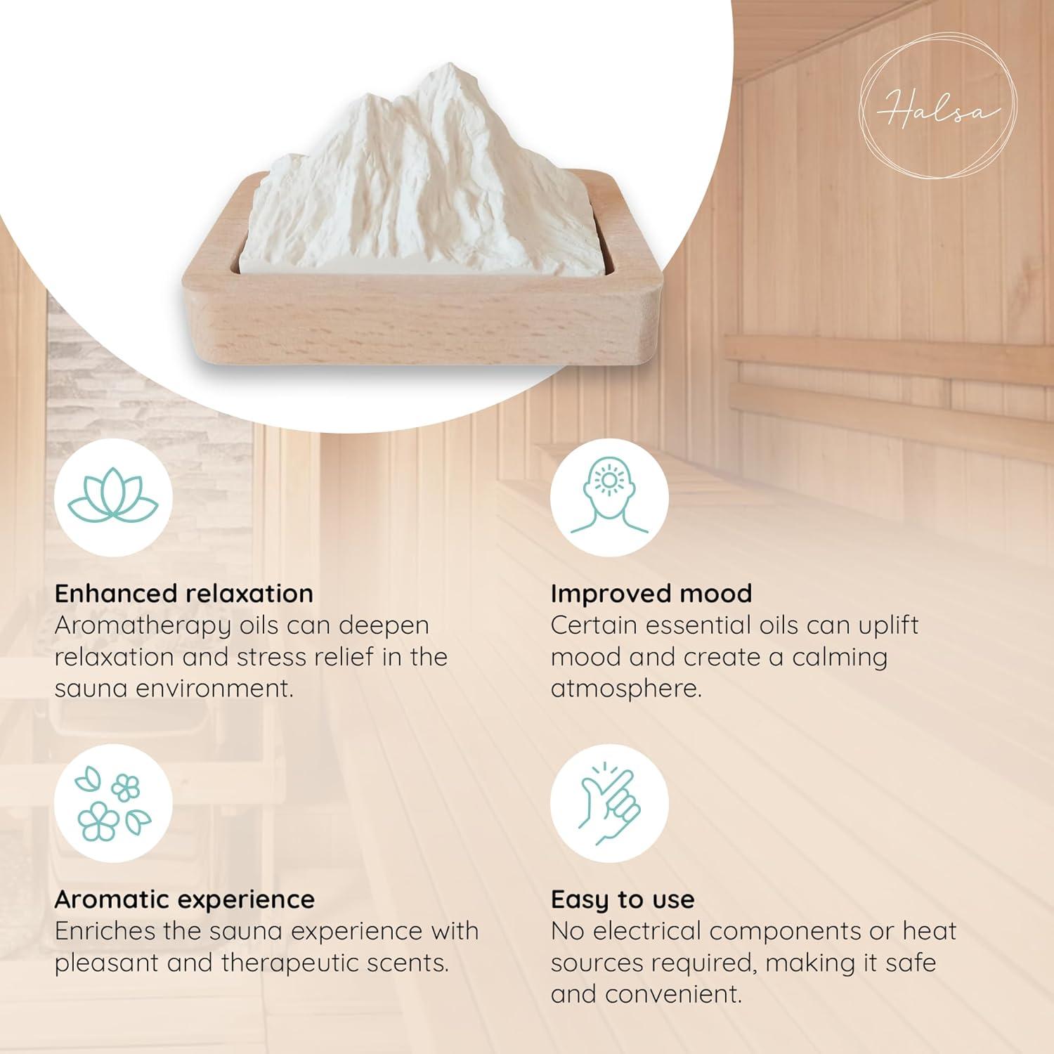 Difusor Pasivo Halsa de Yeso Cocido y Madera Natural