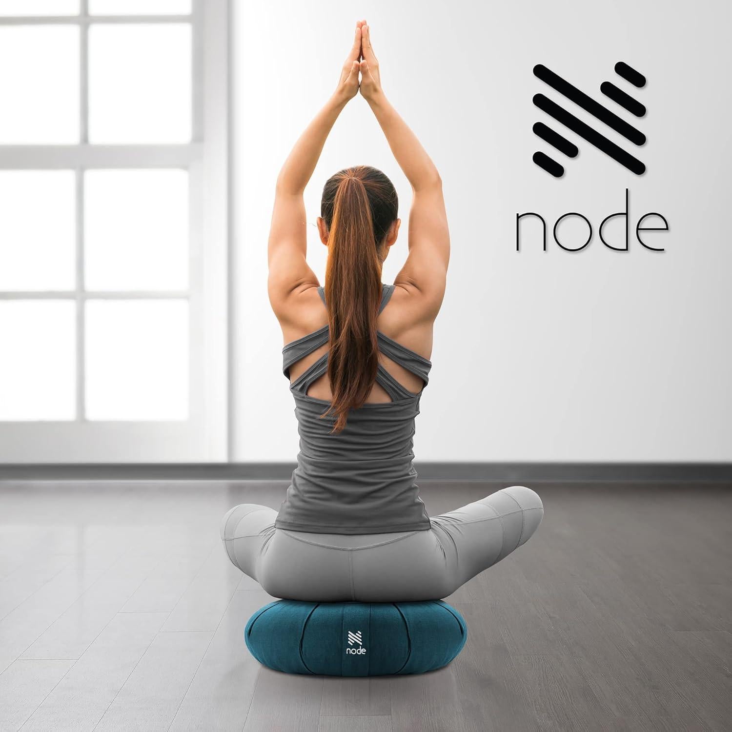 Cojín de Meditación Zafu Node Fitness 38 cm Algodón Orgánico