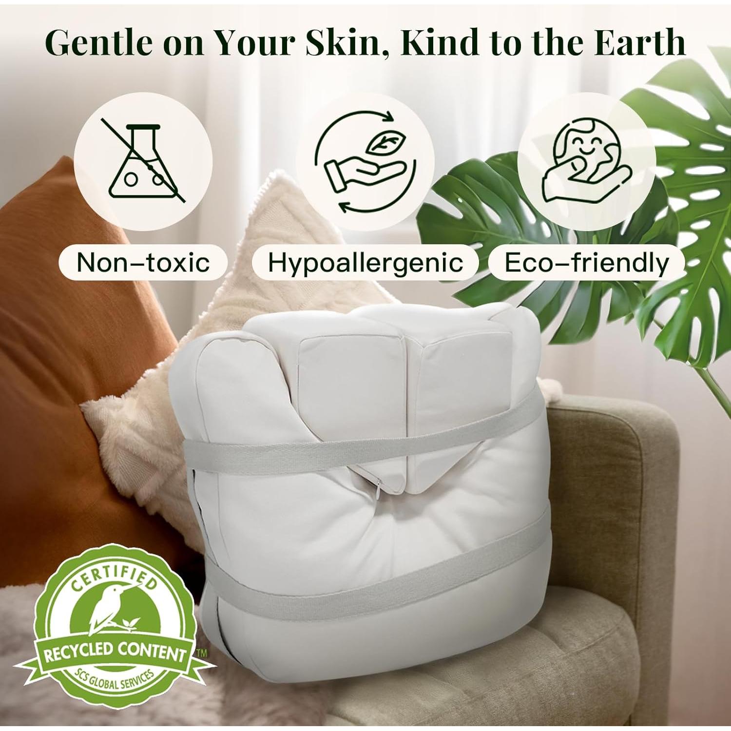 Juego de Cojines de Meditación Syrinx - Zafu y Zabuton Beige