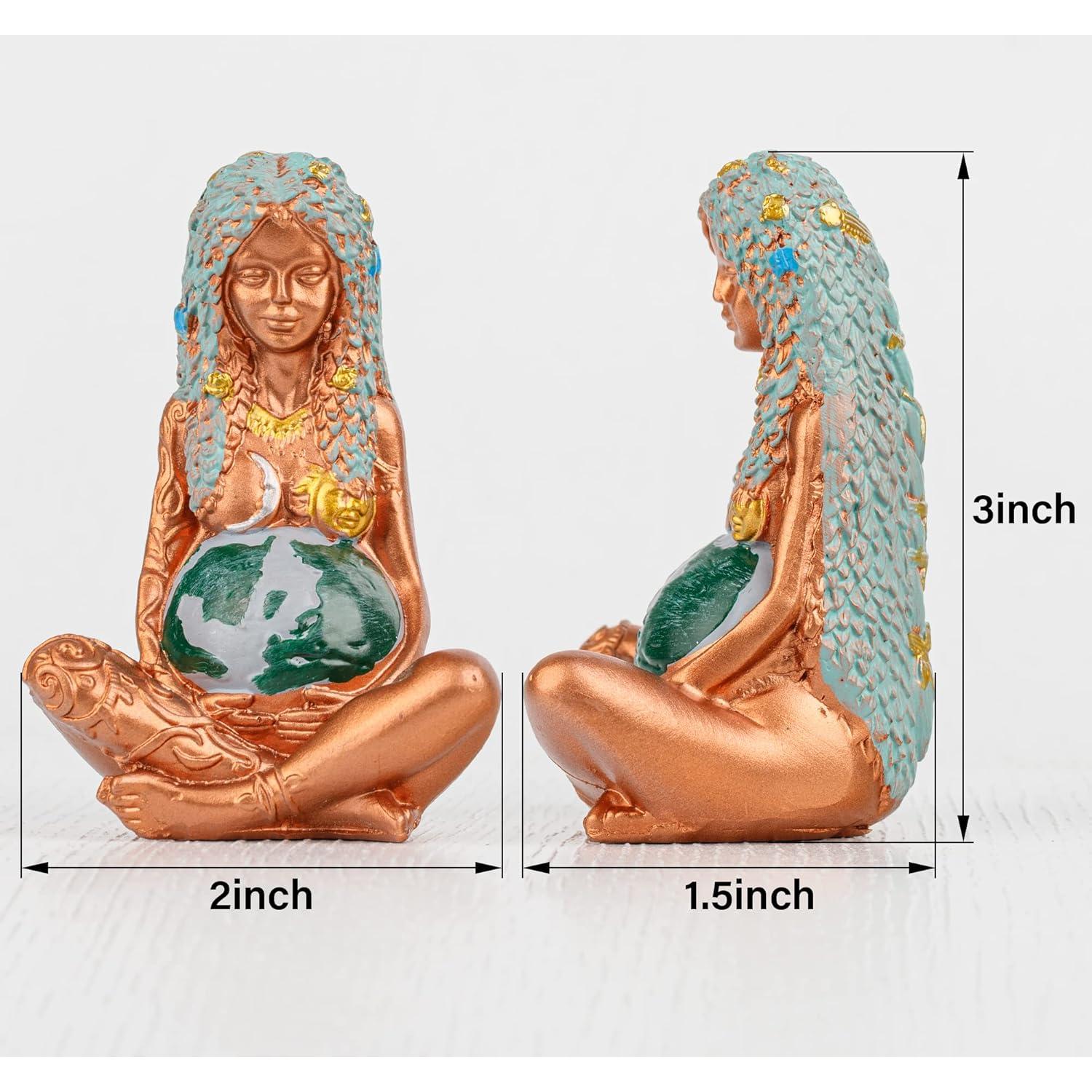 Árbol de Cristales ZenBless 7 Chakras con Bandeja Dorada