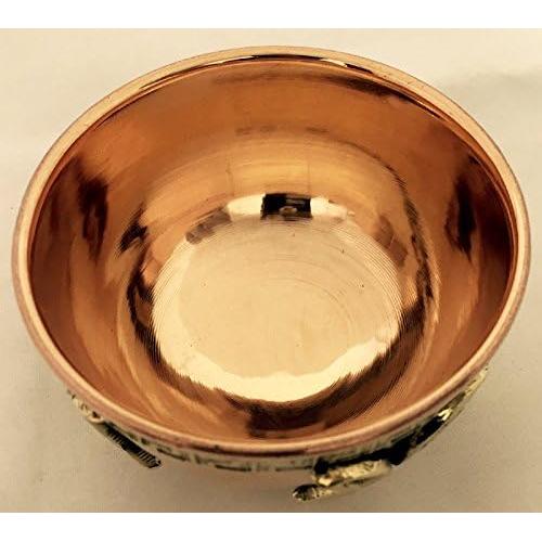 Tazón de Cobre 100% New Age Imports 7.62 cm Luna Triple