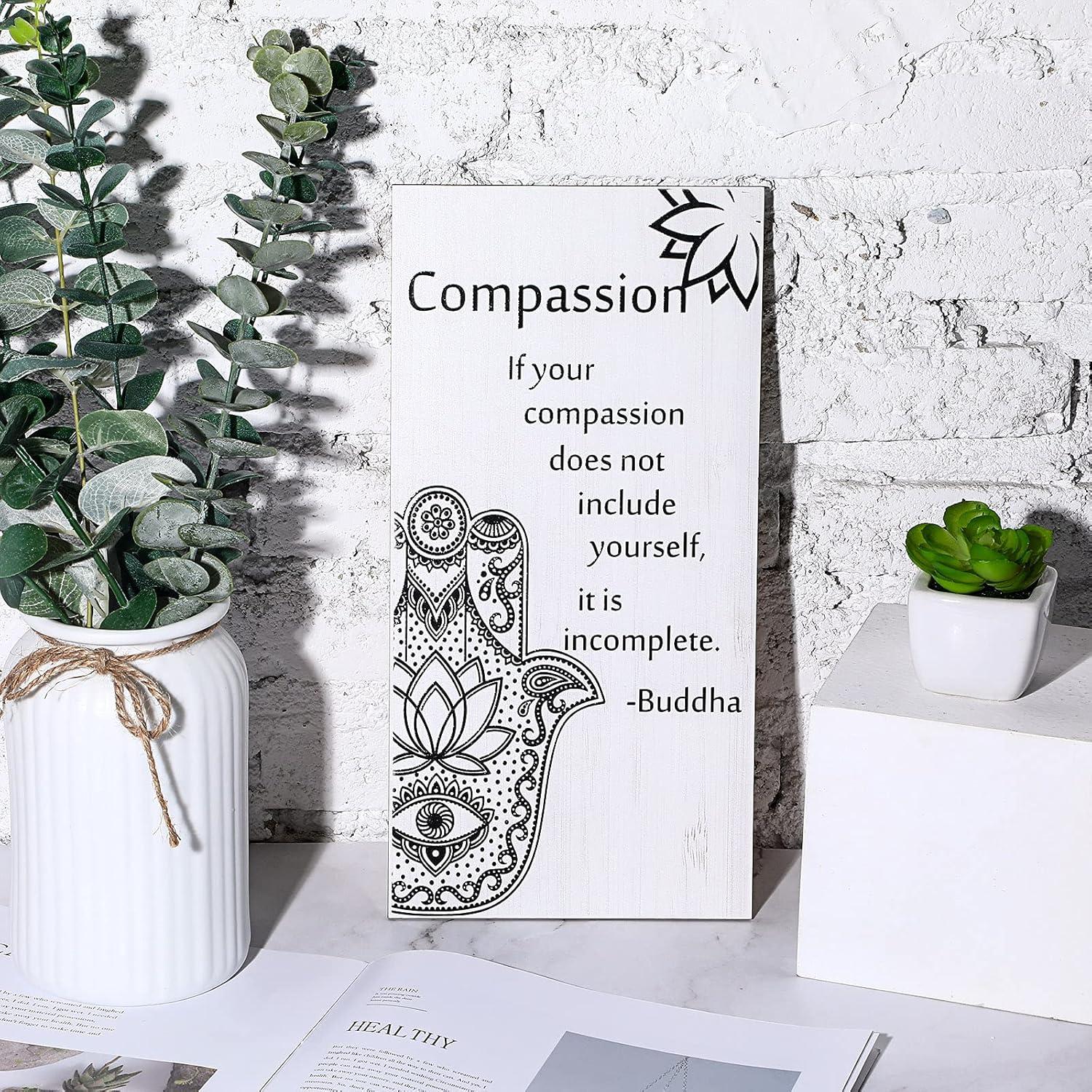 Decoración de Pared Zen Buda Meditación 2 Piezas Blulu