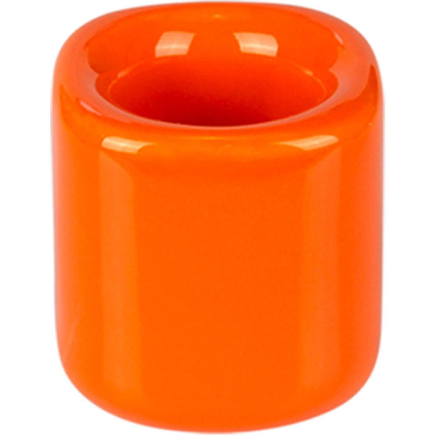 Soportes de Velas Chime Mega Velas 5 Pcs Cerámica Naranja