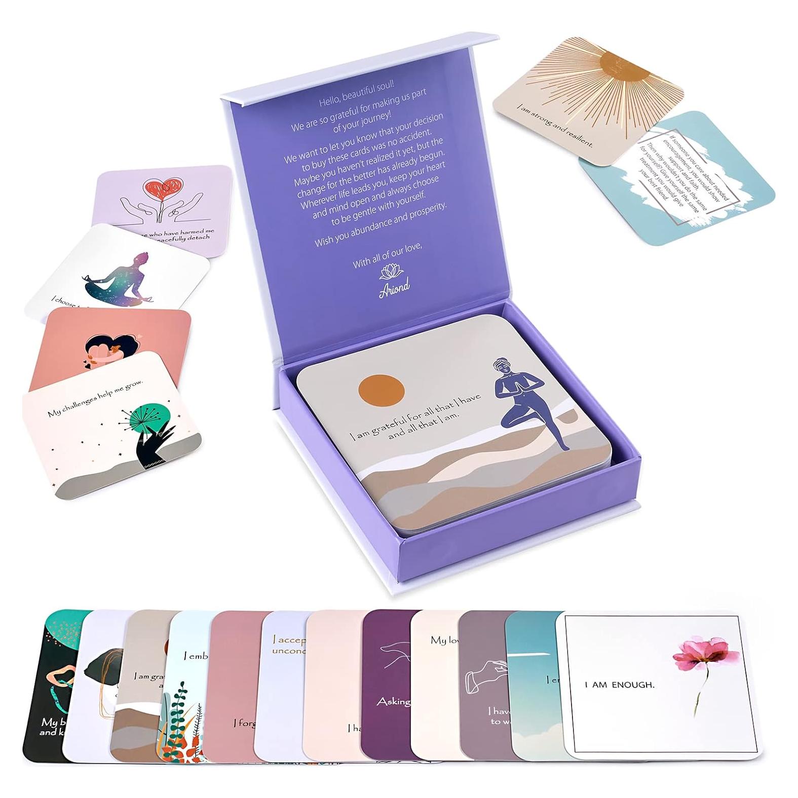 Tarjetas Motivacionales Diarias Ariond - 45 Afirmaciones y Preguntas