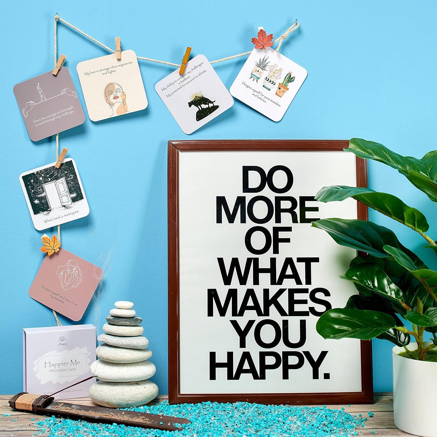 Tarjetas Motivacionales Diarias Ariond - 45 Afirmaciones y Preguntas