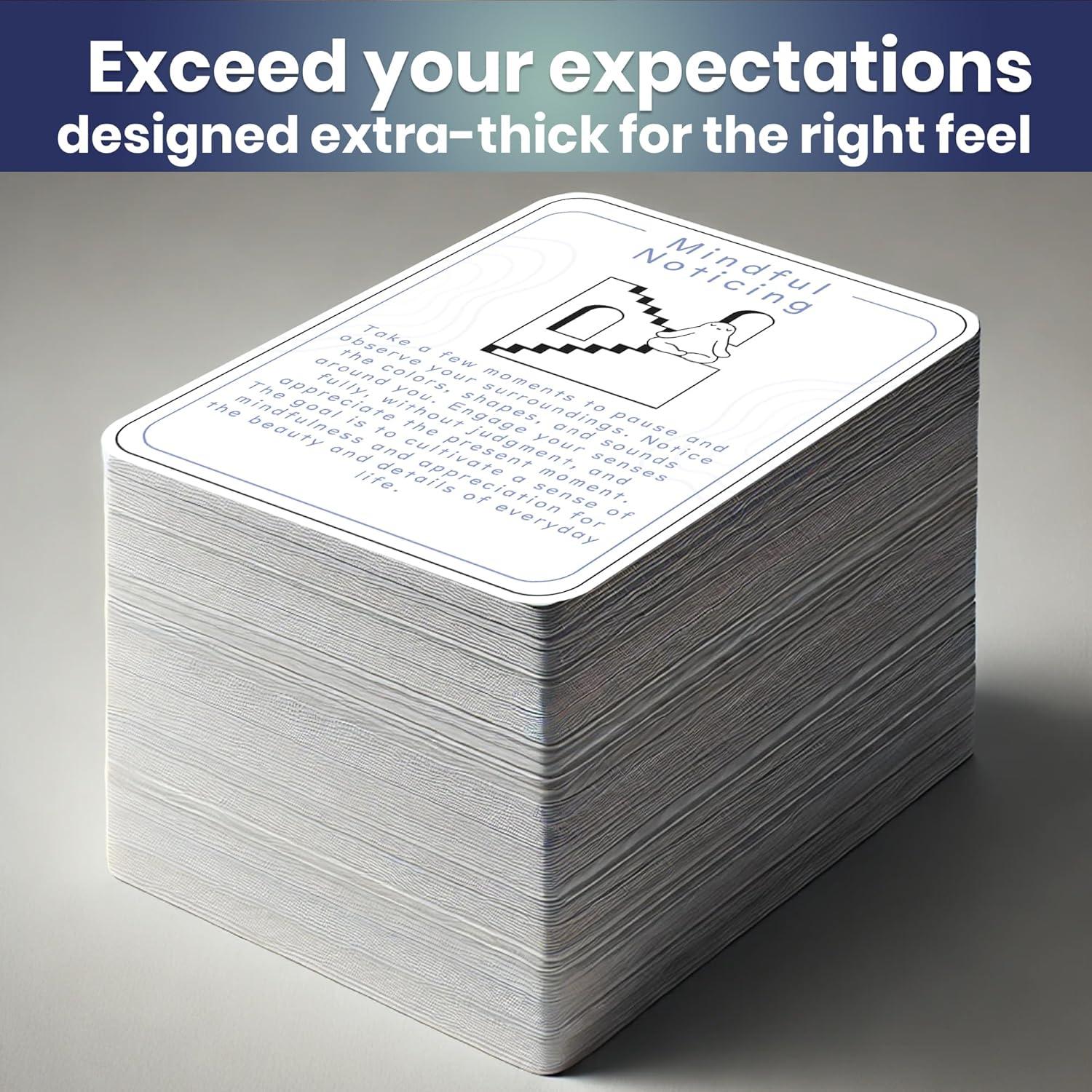 Tarjetas de Meditación QUOKKA - 120 Tarjetas para Alivio de Estrés