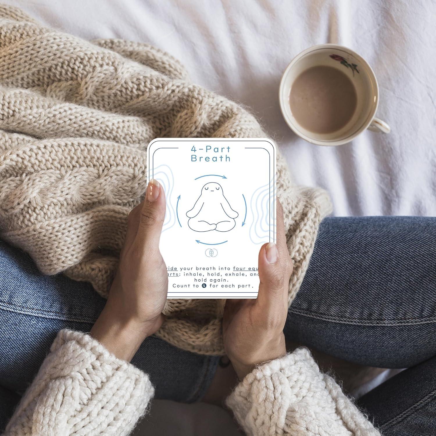 Tarjetas de Meditación QUOKKA - 120 Tarjetas para Alivio de Estrés