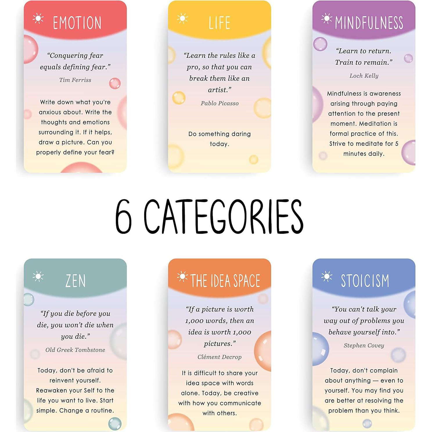 Tarjetas de Meditación y Cuidado Personal - El Espacio de Ideas