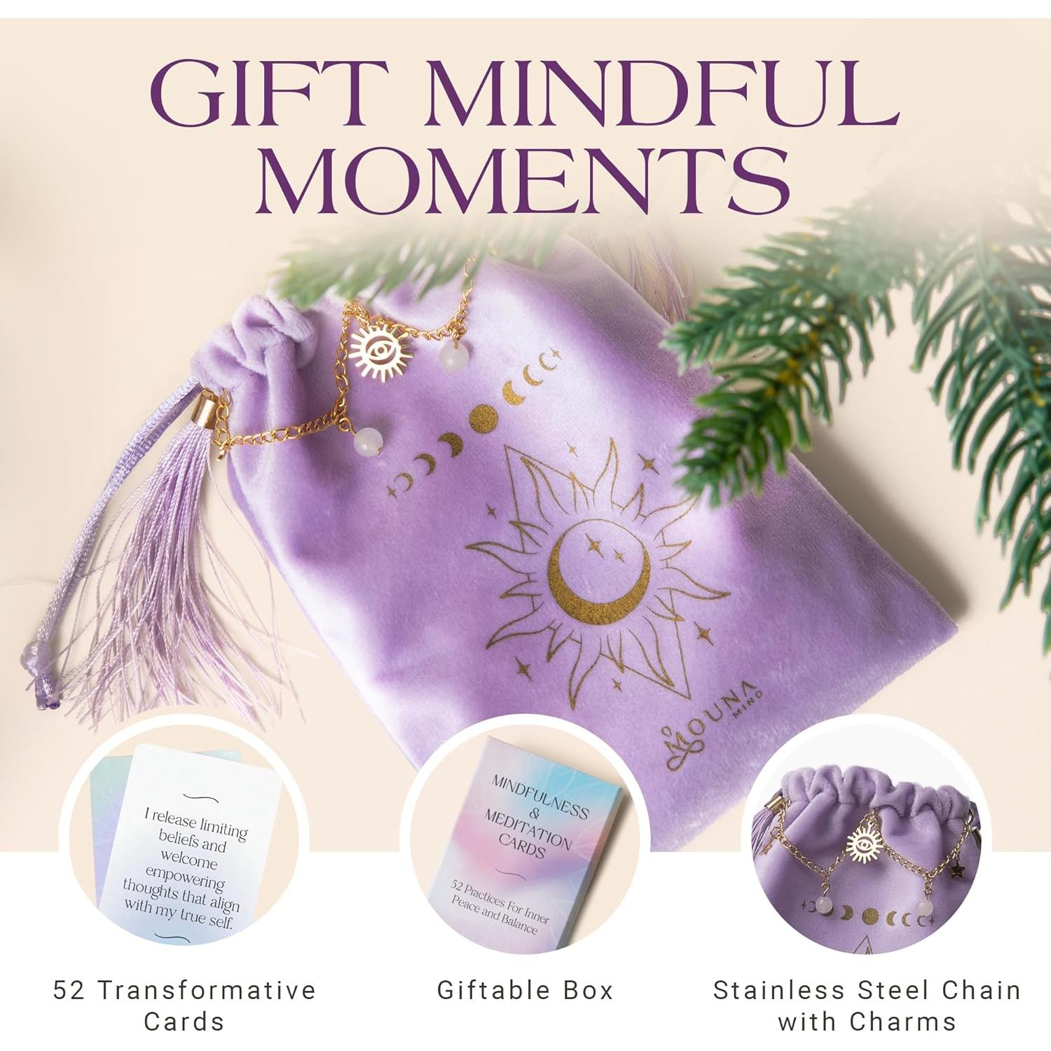 52 Tarjetas de Mindfulness Mouna Mind - Ejercicios de Terapia