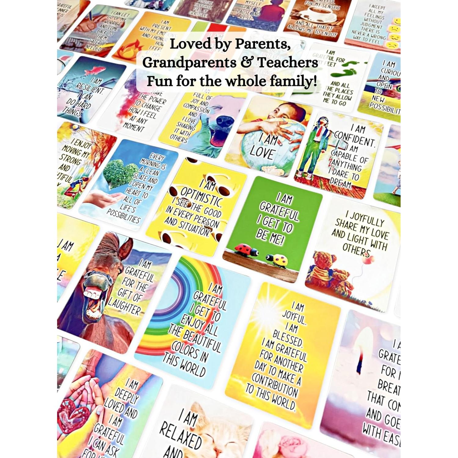 Tarjetas de Mindfulness y Afirmaciones Porque Soy Feliz - 54 Piezas