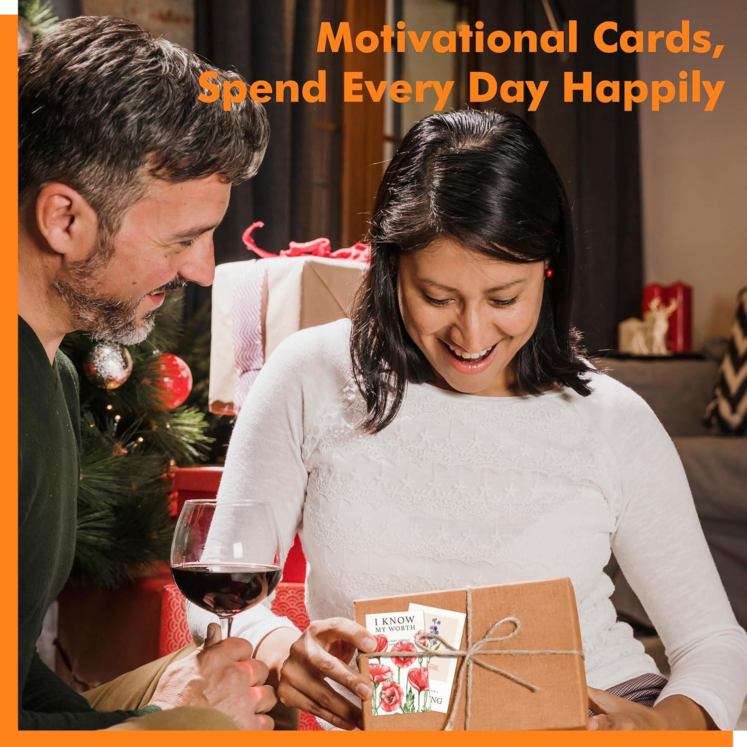 200 Tarjetas de Afirmaciones Positivas Gethelud para Mujeres