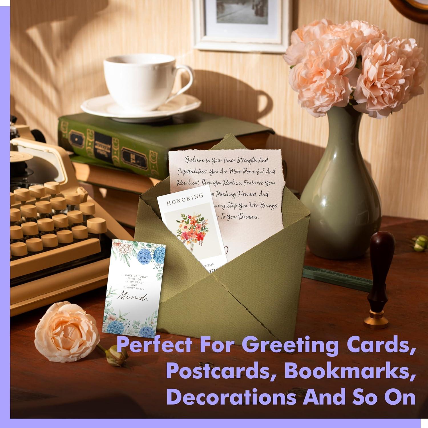 200 Tarjetas de Afirmaciones Positivas Gethelud para Mujeres