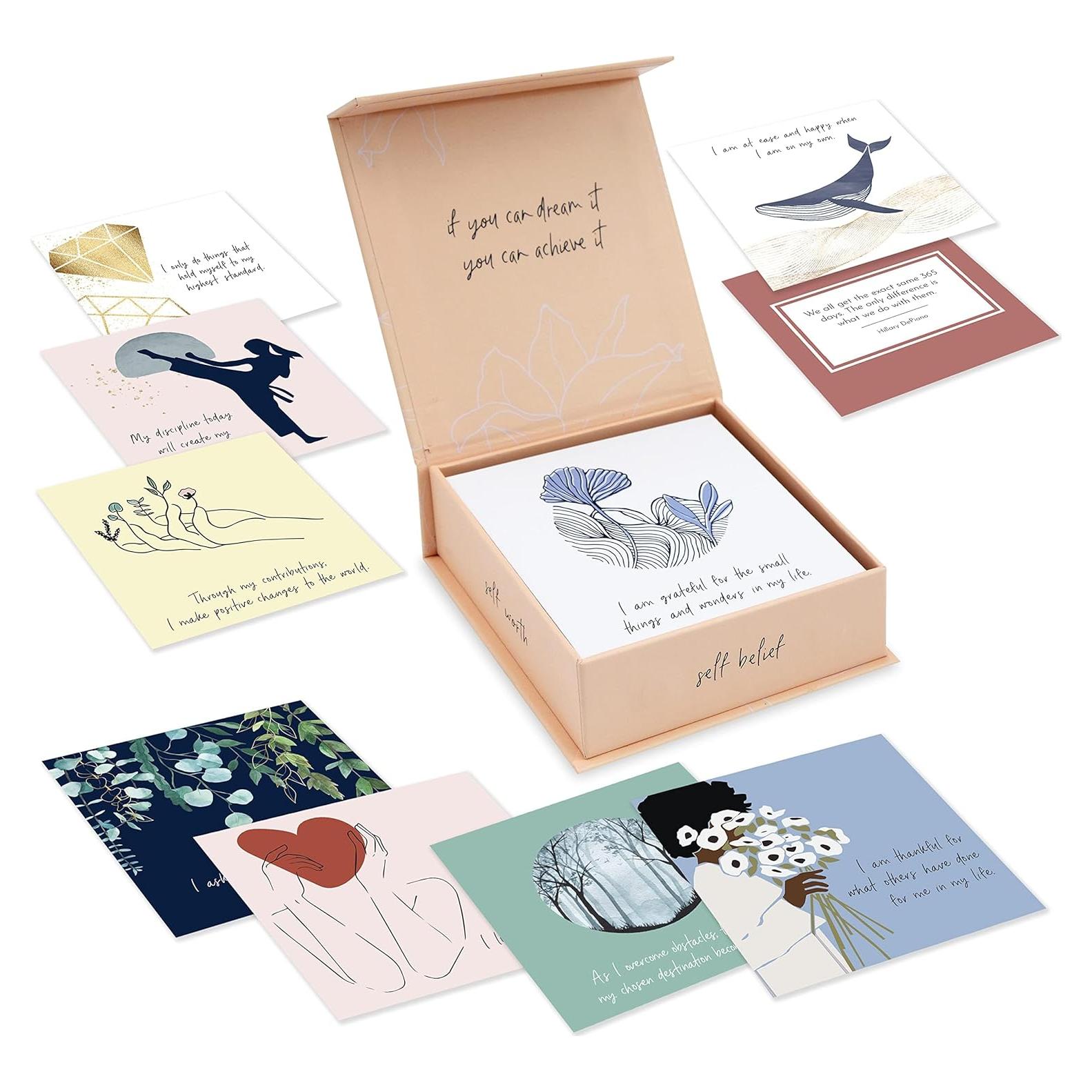 Tarjetas de Afirmaciones Positivas RYVE - 52 Tarjetas Motivacionales