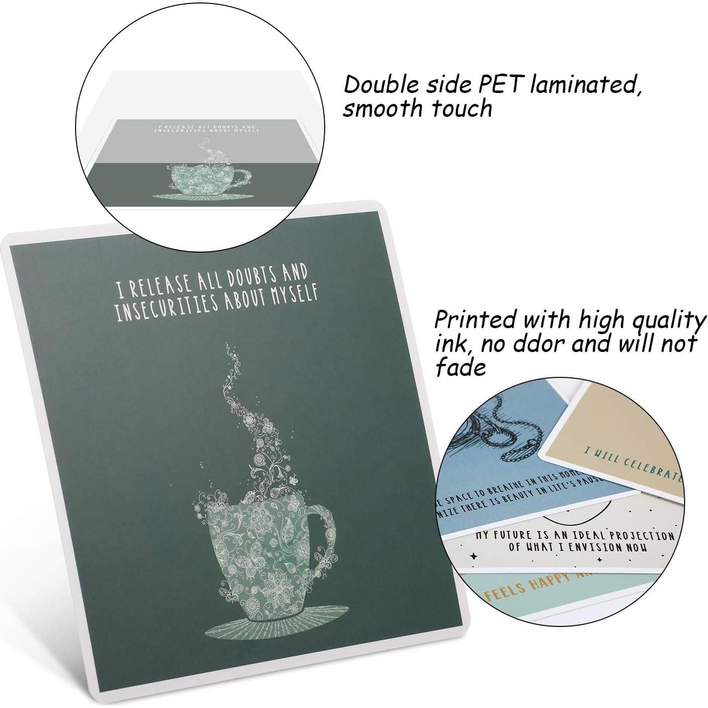 Tarjetas de Afirmación Positiva Outus - 50 Pcs 10x10 cm