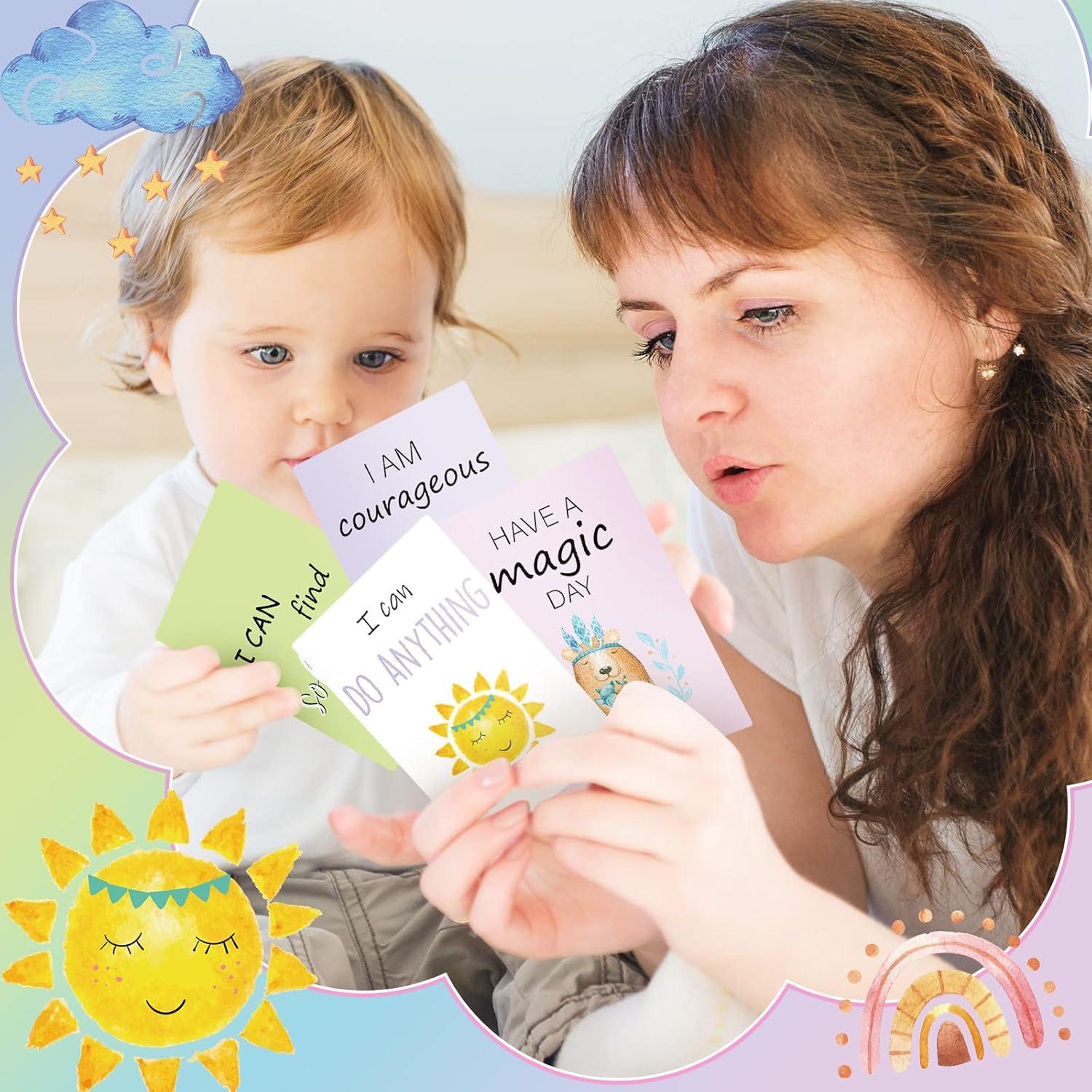 48 Tarjetas de Afirmación Positiva Leinuosen para Niños