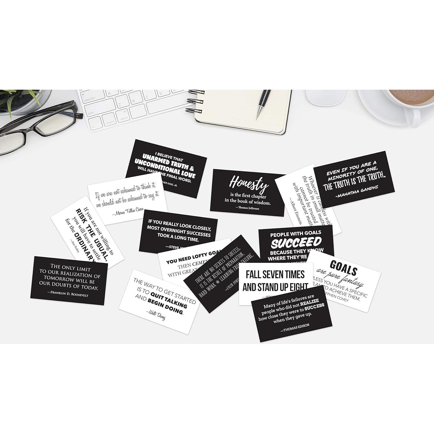 Tarjetas Motivacionales FOCUS AND ZEAL - 30 pcs Inspiradoras