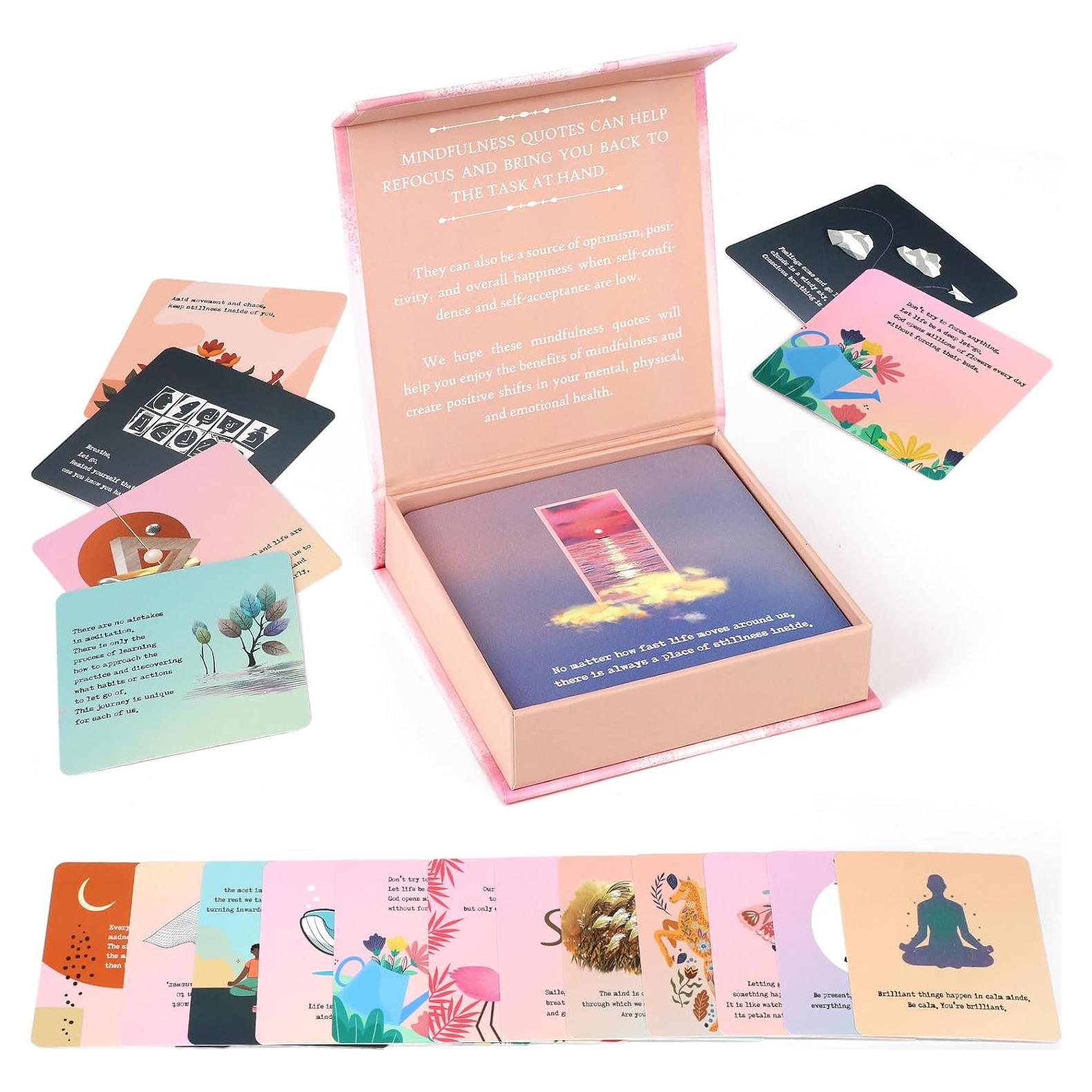 48 Tarjetas de Afirmación Aiysamos para Alivio del Estrés