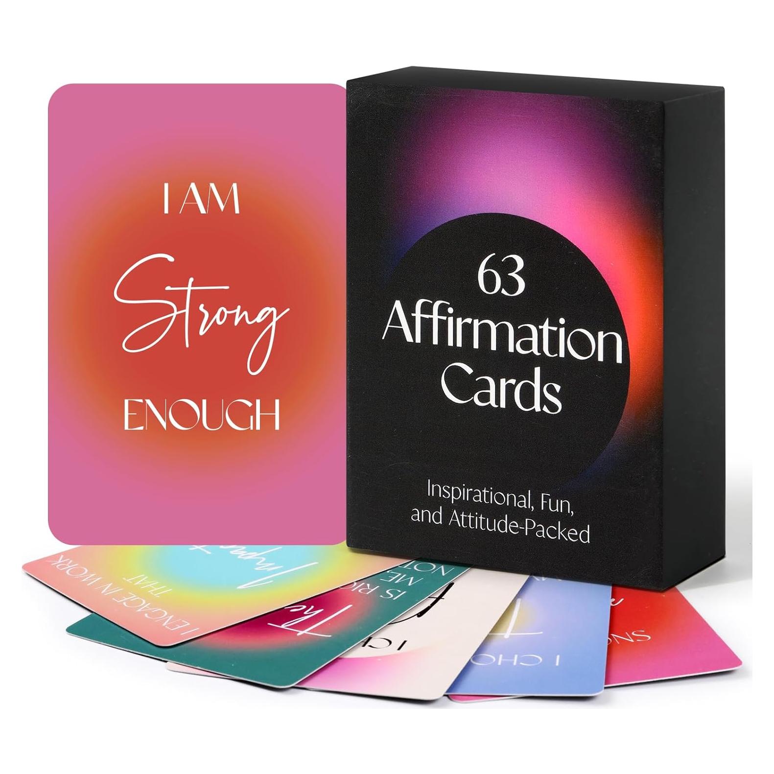 Tarjetas de Afirmación Positiva Familavida - 63 Unidades