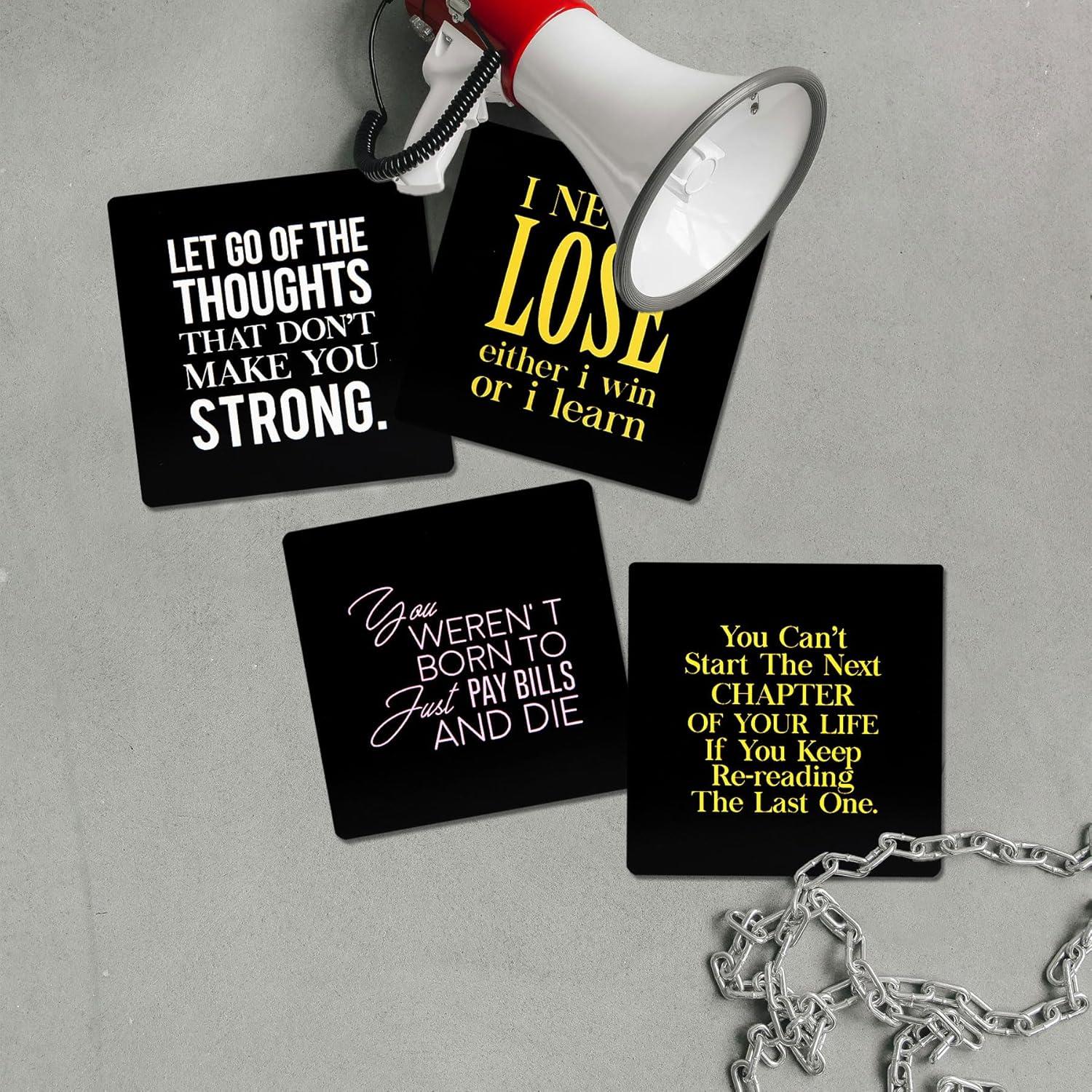 Tarjetas de Afirmaciones Diarias Knana - 60 Piezas Negras