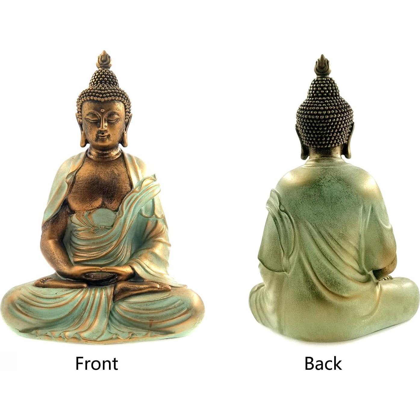 Estatua de Buda Dorado 19 cm Angel Shine - Decoración Zen