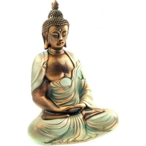 Estatua de Buda Dorado 19 cm Angel Shine - Decoración Zen