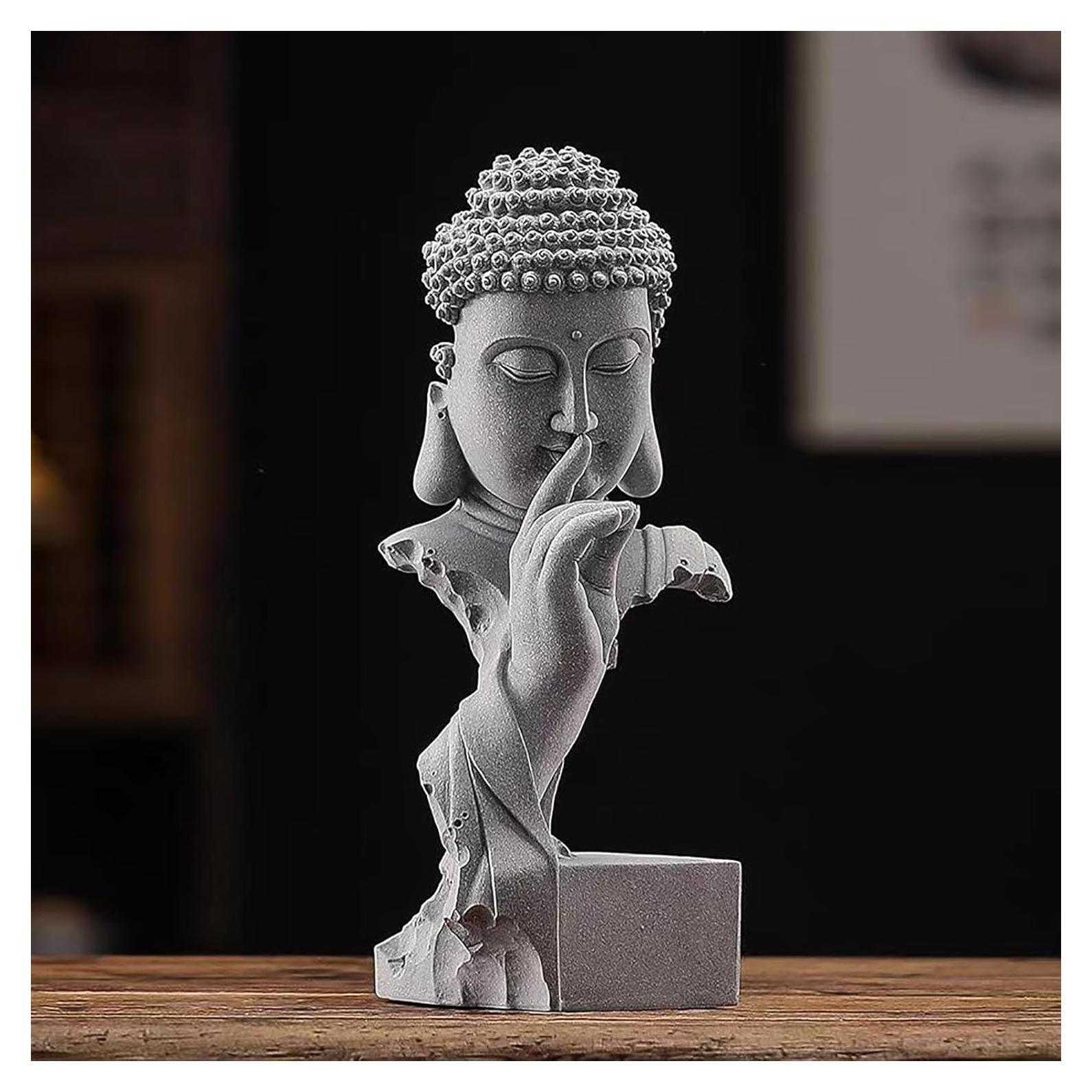 Estatua de Buda Tiwhdni de Meditación para Decoración Zen 20 cm